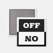 Aimant On / Off sign, In use switch sign / dishwasher (Recto/Verso)