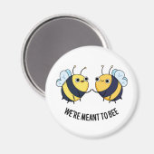 Aimant On veut être amusant jeu d'abeilles (Recto/Verso)