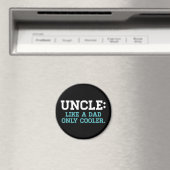 Aimant Oncle, comme un papa, seul Glacière (In Situ (Lave-vaisselle))