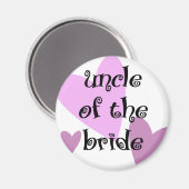 Aimant Oncle de la mariée (Recto/Verso)