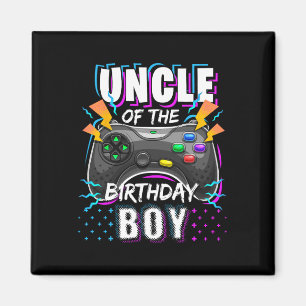 Aimant Oncle Of The Birthday Boy Matching Video Jeu Birt