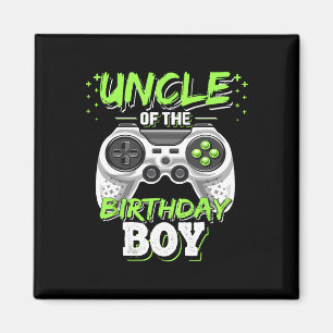 Aimant Oncle Of The Birthday Boy Matching Video Jeu Birt