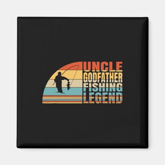 Aimant Oncle Parrain Et Légende De La Pêche (Devant)