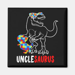 Aimant Oncle T Rex Dinosaure Autisme Sensibilisation Oncl