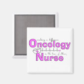 Aimant Oncologie Infirmière Cadeaux (Recto/Verso)