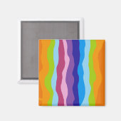 Aimant Ondes colorées (Recto/Verso)