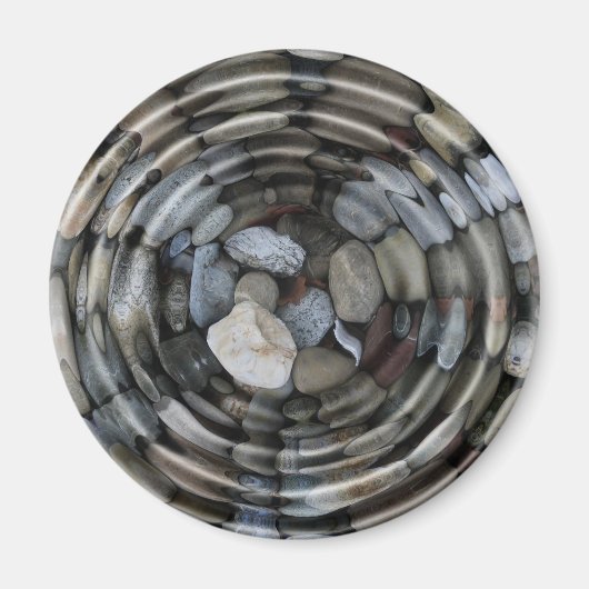 Aimant Ondes et galets (Devant)