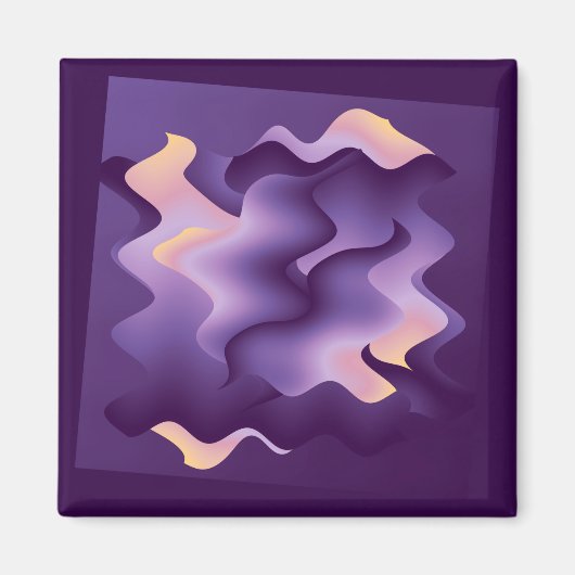 Aimant Ondes violettes (Devant)