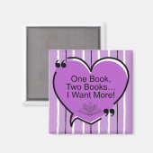 Aimant One Book, Two Books, I Want More! (Recto/Verso)