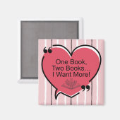Aimant One Book, Two Books, I Want More! (Recto/Verso)