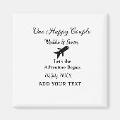 Aimant One happy Couple, l'aventure commence co mariage (Devant)