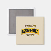 Aimant Onglet de l'école des Rangers de l'Armée - Femme f (Recto/Verso)