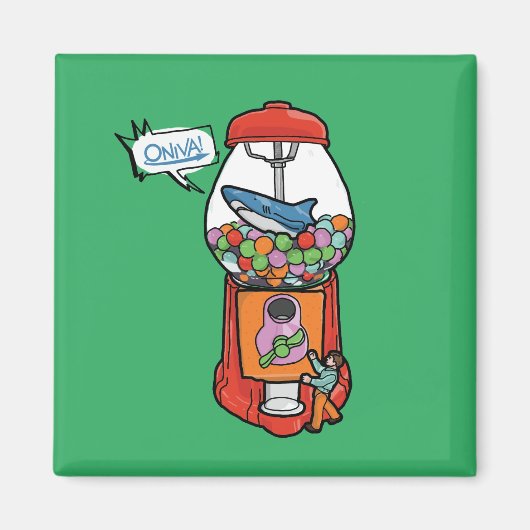 Aimant ONIVA ! Gomme Balloune (Devant)