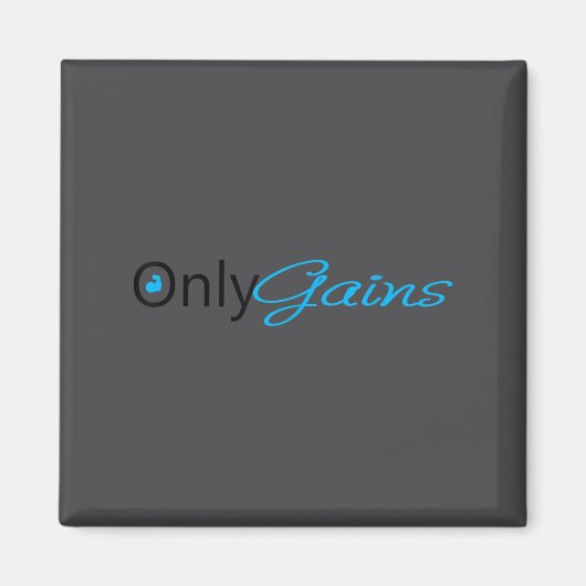 Aimant Only Gains _ Funny Gym Motivation  (Devant)