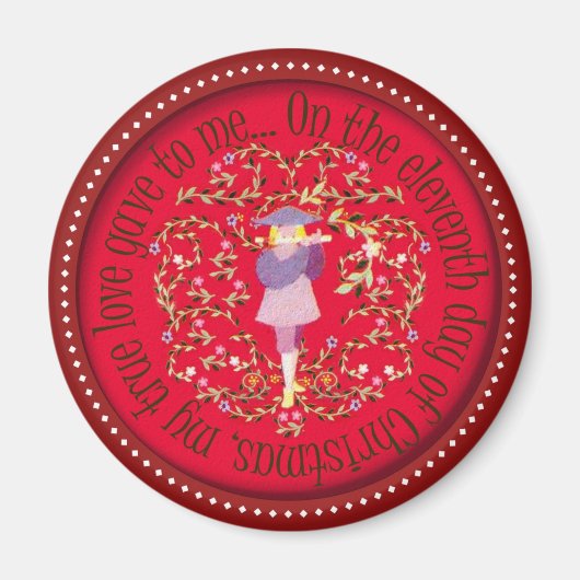 Aimant Onze caniveaux (Devant)