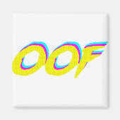 Aimant OOF Retro Neon Graphic (Devant)