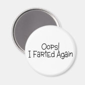 Aimant Oops I Fared Encore (Recto/Verso)