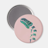 Aimant Opal Iguanodon Dinosaur (Recto/Verso)