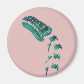 Aimant Opal Iguanodon Dinosaur (Devant)