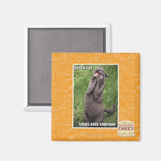 Aimant Opera Cat (Recto/Verso)