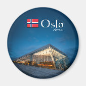 Aimant Opéra d'Oslo (Devant)