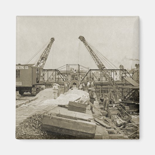 Aimant OPÉRATEUR DE CÂBLES DE CRANE DU Nord-Ouest EXPLOIT (Devant)