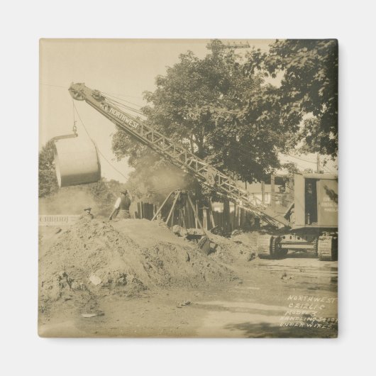 Aimant OPÉRATEUR DE CÂBLES DE CRANE DU Nord-Ouest EXPLOIT (Devant)