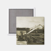 Aimant OPÉRATEUR DE CÂBLES D'EXPLOITATION DE CRANE DU Nor (Recto/Verso)