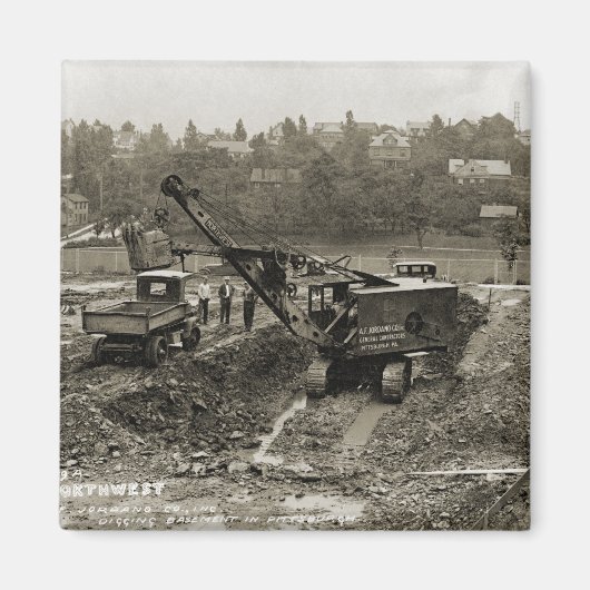 Aimant OPÉRATEUR DE CÂBLES D'EXPLOITATION DE CRANE DU Nor (Devant)