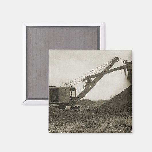 Aimant OPÉRATEUR DE CÂBLES D'EXPLOITATION DE CRANE DU Nor (Recto/Verso)