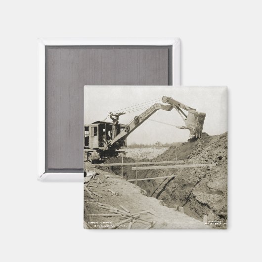 Aimant OPÉRATEUR DE CÂBLES D'EXPLOITATION DE CRANE DU Nor (Recto/Verso)