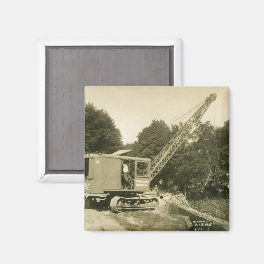 Aimant OPÉRATEUR DE CÂBLES D'EXPLOITATION DE CRANE DU Nor (Recto/Verso)