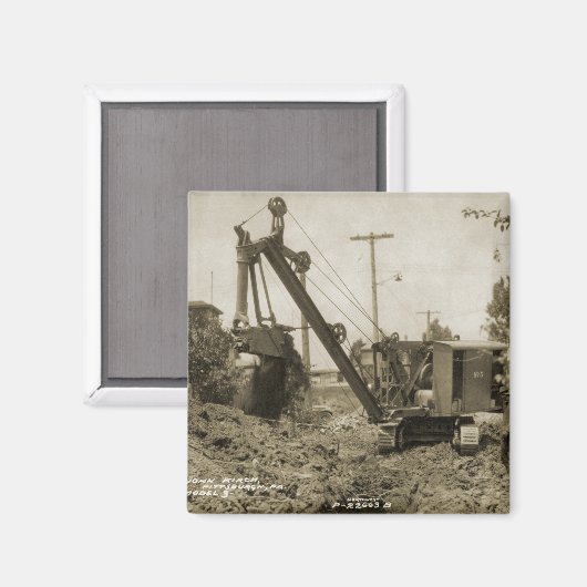 Aimant OPÉRATEUR DE CÂBLES D'EXPLOITATION DE CRANE DU Nor (Recto/Verso)