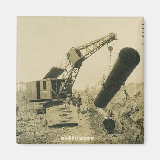 Aimant OPÉRATEUR DE CÂBLES D'EXPLOITATION DE CRANE DU Nor (Devant)