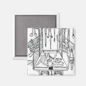 Aimant Operating table and surgical instruments, from 'Da (Recto/Verso)