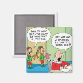 Aimant Opération atelier père Noël (Recto/Verso)