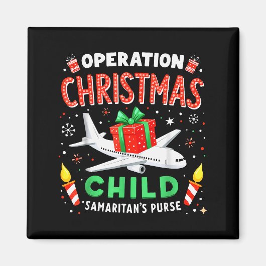 Aimant Opération Enfant de Noël Sac à main des Samaritain (Devant)