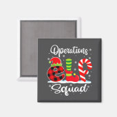 Aimant Operations Elf Squad Christmas Manager Matching X- (Recto/Verso)