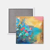 Aimant Ophélie parmi les fleurs | Odilon Redon (Recto/Verso)