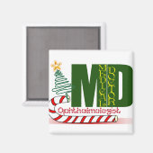 AIMANT OPHTALMOLOGUE DE NOËL (Recto/Verso)