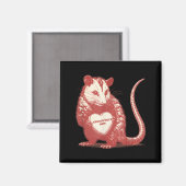 Aimant Opossum drôle absolument pas graphique de la Saint (Recto/Verso)