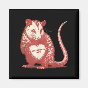 Aimant Opossum drôle absolument pas graphique de la Saint