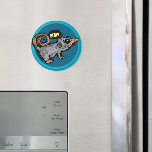 Aimant opossum idiot (In situ (réfrigérateur))