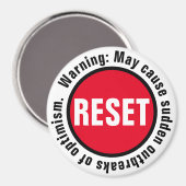 Aimant Optimism Appuyez sur le bouton Réinitialiser (Recto/Verso)