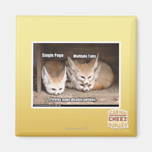 Aimant Options d'affichage de la page (Devant)
