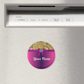 Aimant Or bling & magenta (In Situ (Lave-vaisselle))