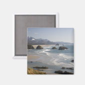 Aimant OR, côte de l'Oregon, parc d'État d'Ecola, vue de (Recto/Verso)