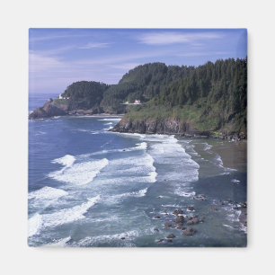 Aimant OR, côte de l'Oregon, phare de Heceta Head, sur