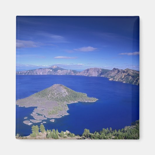Aimant OR, Crater Lake NP, Wizard Island et Crater (Devant)