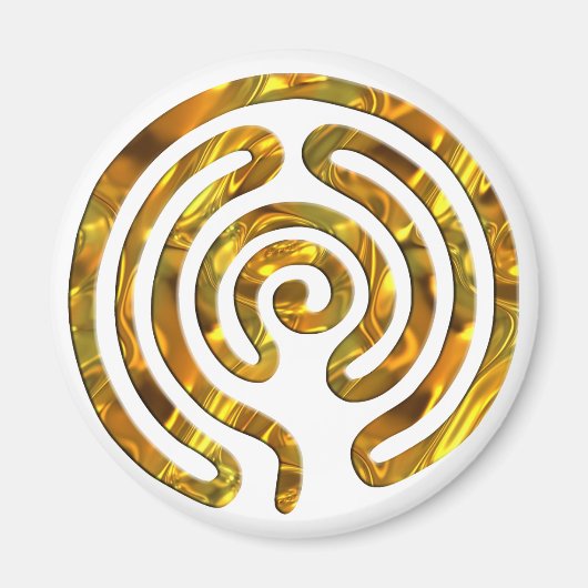 Aimant OR Labyrinthe | faites votre propre arrière - plan (Devant)